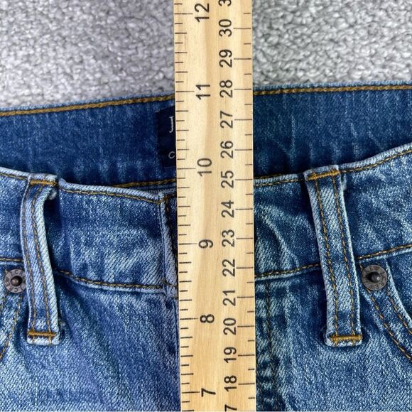 J. Crew Factory Jeans Women's 26 Blue Crop Flare High Rise Button Fly AW389 - Picture 8 of 11